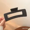 Matte black square crab pin