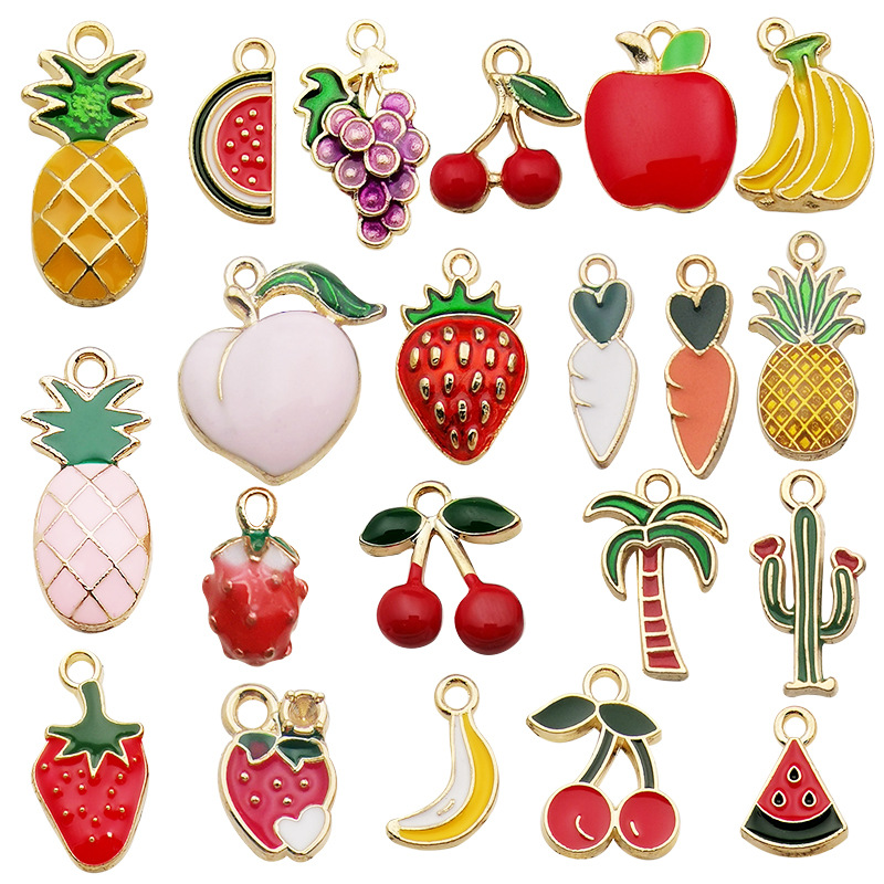 SN173-KC Gold Drop Oil Fruit Set 20 models 1 each -19.8g