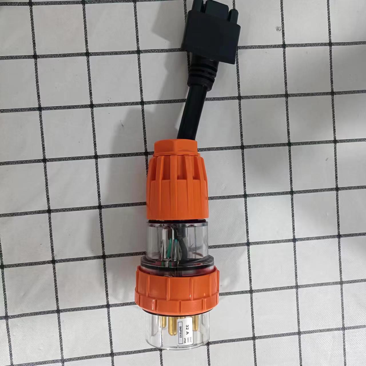 特斯拉充电桩转换插头线澳插新能源转换插头