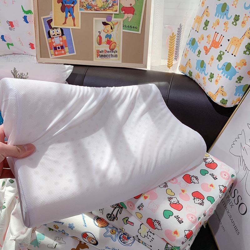 【厂家现货】儿童乳胶枕天然乳胶枕芯卡通幼儿园枕头礼品批发