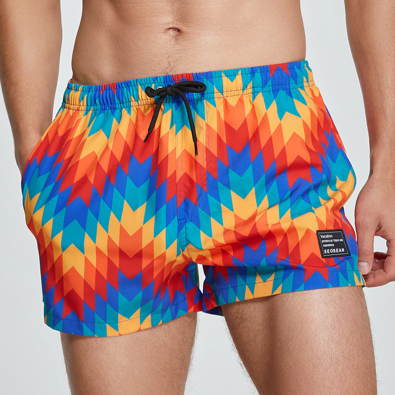 2024 new men's swimming trunks diving surfing rowing seobean Xibin cross-border Men's beach pants wholesale 2024 new men's swimming trunks diving surfing rowing seobean Xibin cross-border Men's beach pants wholesale