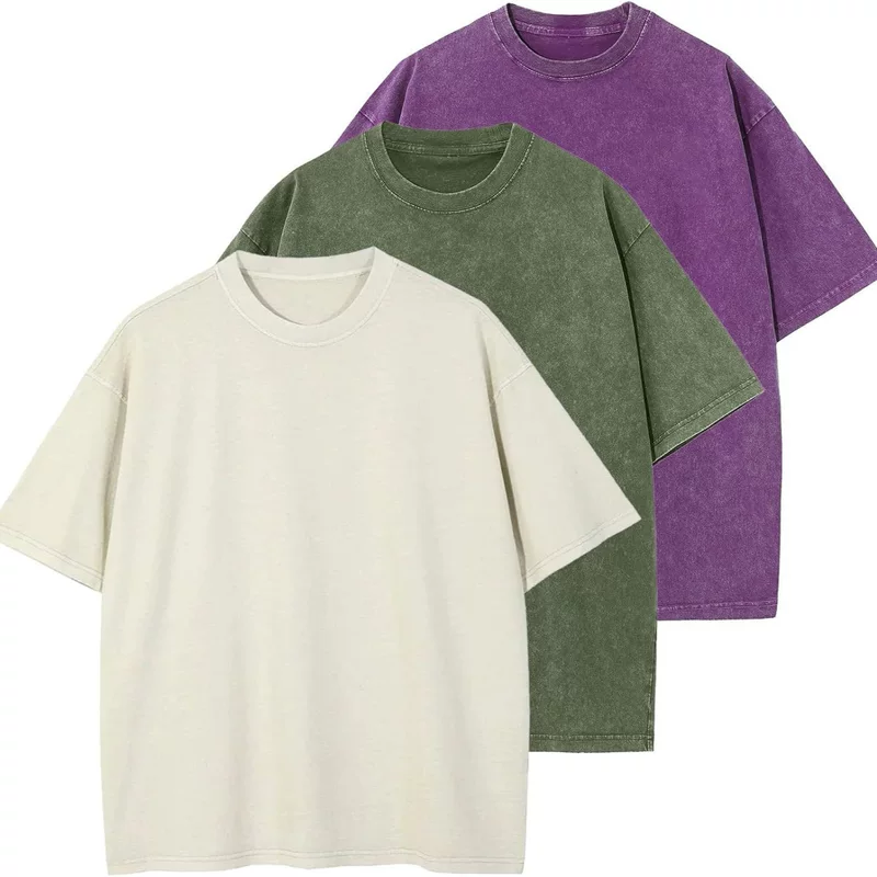 Завод-источник прямой цифровой ввод имени Tide Brand водо-стирки ретро винтаж to make cotton short-sleeved T-shirt