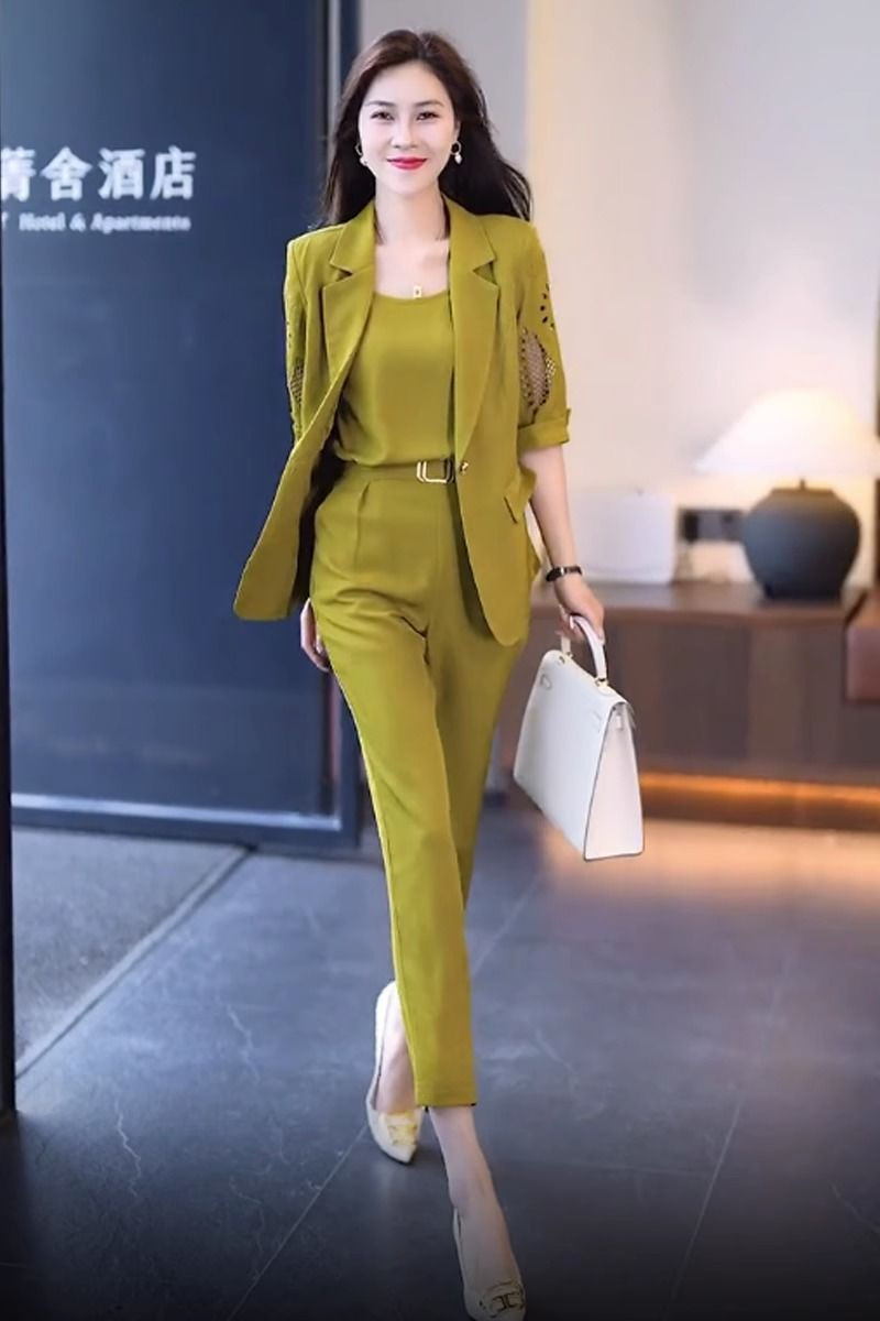 Title 11, İş Takım Elbisesi Kısa Kollu Şalvar Pantolon İn...