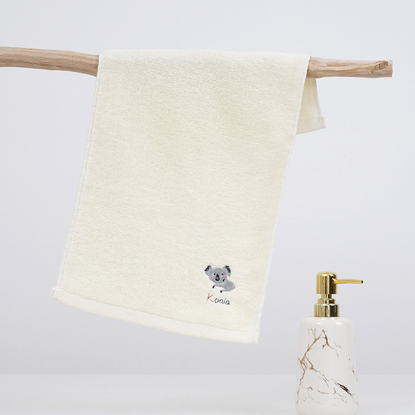 cotton children's soft cartoon towel for home use for kindergarten