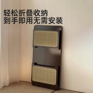 ✅ Folding Tatami Tea Table, Antique Bay Window Small Table, Chinese Creative Balcony, Japanese Low Table, Bedroom Sitting Kang