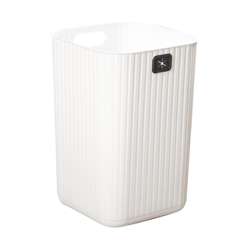 Nordic style pressure-free ring trash can household paper basket office living room bedroom bathroom creative lidless paper bucket