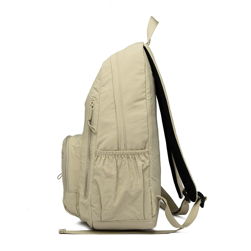 Demi-season waterproof nylon capacious bag, backpack, for import