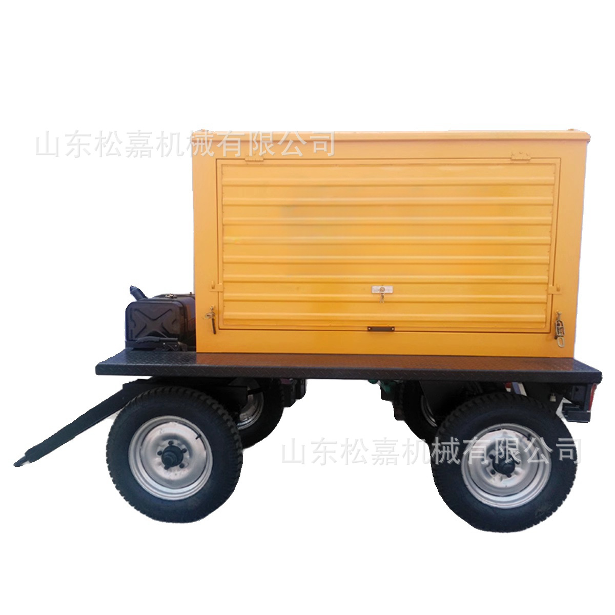 Grupo electrógeno diesel de remolque móvil tipo remolque generador eléctrico trifásico de 380V construcción reparación de emergencia central eléctrica móvil