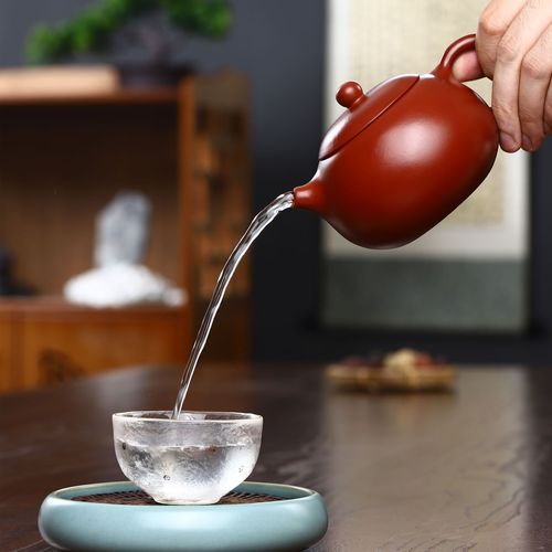 Yixing Zisha Pot Wholesale Dahongpao Ball Hole Large Capacity Xi Shi Pot Kung Fu Teapot Handmade Tea Set One Piece Dropshipping
