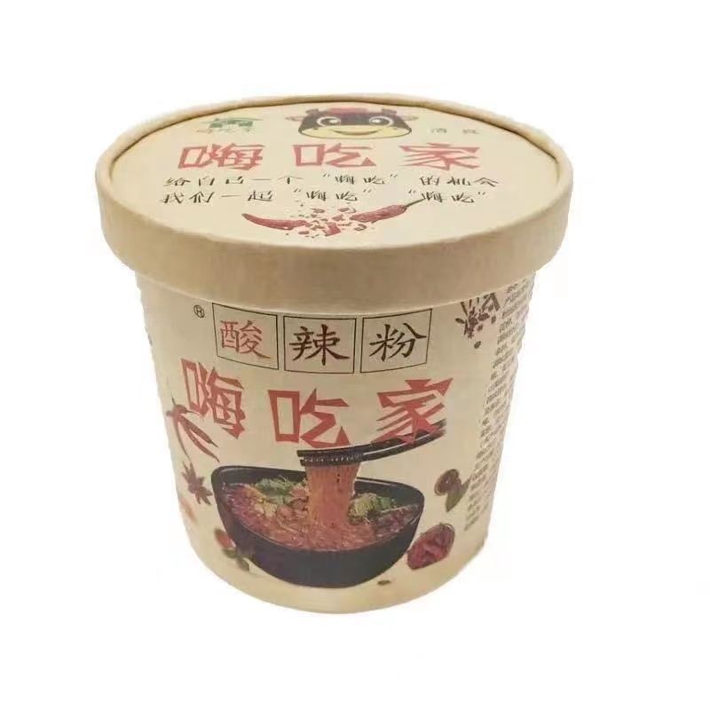 网红整箱桶装方便粉丝重庆特产速食大红薯粉懒人嗨吃家酸辣粉包装|undefined