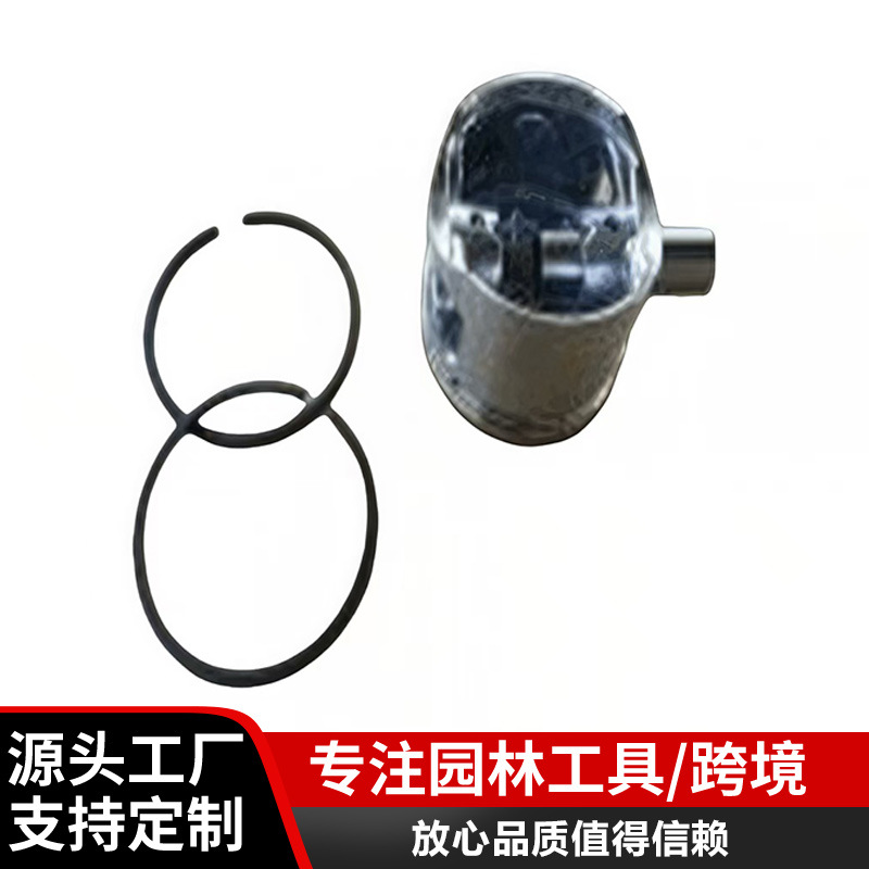 厂家供应割草机活塞 汽油锯气缸活塞 各种类型割草机铝合金活塞