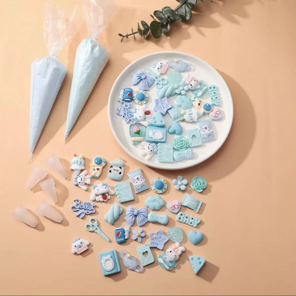 奶油胶diy手工制作材料包自制小饰品手机壳