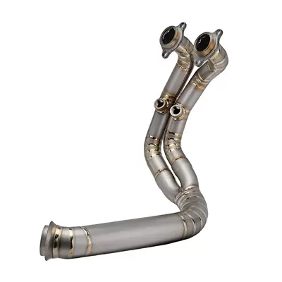 KTM Duke 790/890 motorcycle modified exhaust pipe, lightweight, specialized titanium alloy front section, non-destructive installation (Motorcycle exhaust pipe) - ktm-duke-790-titanium-alloy-front-section-one-piece