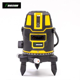 Multifunctional 5-line laser level red light engineering mapping instrument high precision laser 5-line automatic leveling level