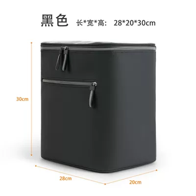 Electric Vehicle Hanging Bag, Waterproof and Rainproof, Large Capacity Foldable Storage Bag, Universal Rear Backrest Hanging Bag for Electric Bikes (Electric car tail box) - black-post-film-packaging-bag-black