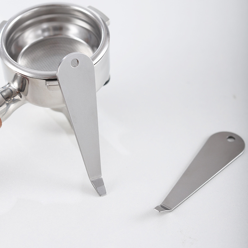 304 Stainless Steel Coffee Bottom Handle and Bottomless Handle Powder Bowl Removal Tool Artifact to Remove Powder Bowl Removal Artifact