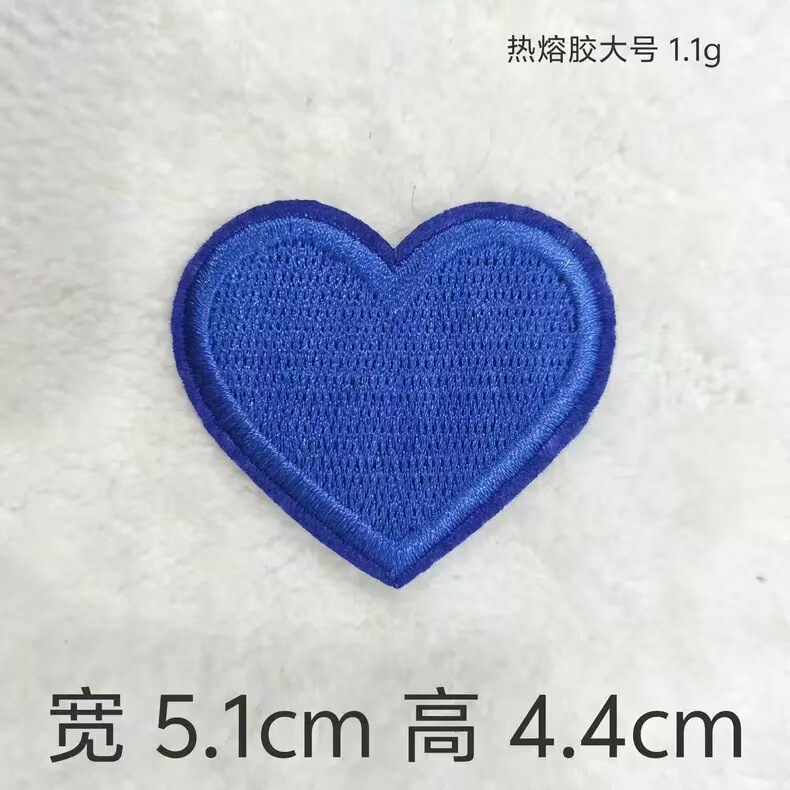 トレンディで美しいカラフルなピーチハートコンピュータ刺繍布ステッカーマルチサイズ DIY 手作りステッカー製造装飾ステッカー卸売|undefined