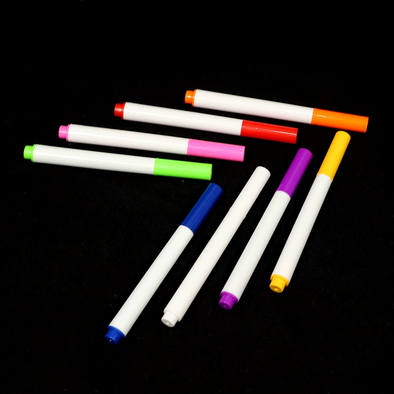  Chalk, ecological set dust-free, fluorescence lamp, erasable board, 8 colors