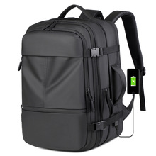 跨境商务双肩包户外旅行大容量多功能扩容背包男士电脑包学生书包