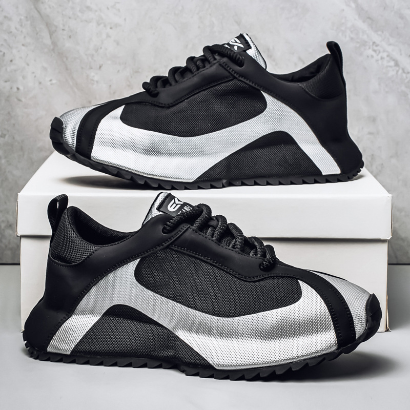 2025 primavera y verano nueva moda todo-fósforo zapatos casuales cómodos Douyin net rojo el mismo estilo Forrest Gump zapatos deportivos para hombres