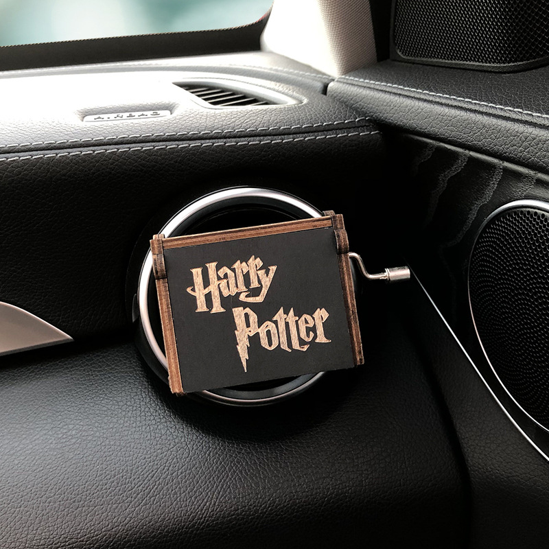Harry Potter Music Box Car Aromatherapy Creative Car Air Outlet Decoration Perfume Car Supplies Female Diffuser Stone