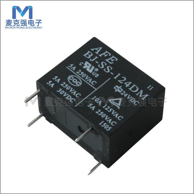 原装全新AFE爱福继电器BJ-SS-124DM 电压24V 直插4脚四脚正品