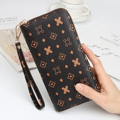 New women's wallet Korean style long women's wallet multi-card slot coin purse wallet zipper clutch mobile phone bag