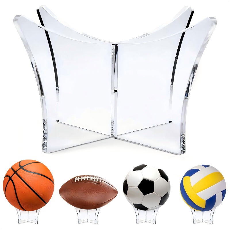 Spot Wholesale Cross-Border Acrylic Ball Stand Ball Holder Base Display Stand Basketball Football Volleyball Stand Ball Stand Spot Wholesale Cross-Border Acrylic Ball Stand Ball Holder Base Display Stand Basketball Football Volleyball Stand Ball Stand
