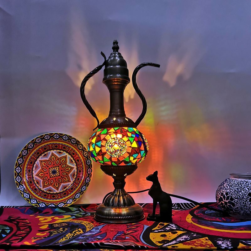 DIY自制土耳其马赛克台灯自制材料包手工暖场礼物团建亲子