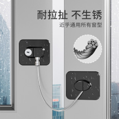 密码锁抽屉锁儿童安全锁免打孔冰箱柜门锁扣防宝宝夹手开门窗户锁