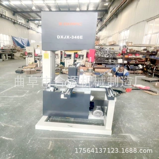 346型号立式滑轨推台锯 塑料密匙锯条带锯机 合源定制