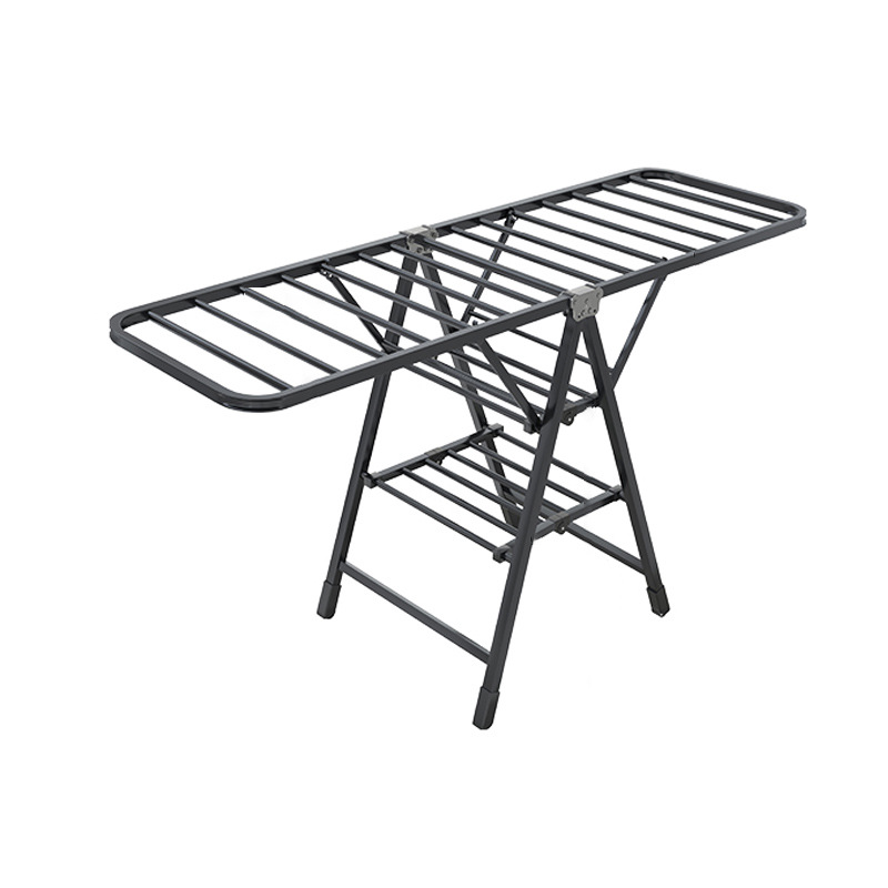 Hoja de piso percha de secado de ropa para dormitorio balcón percha de secado de ropa para bebés interior plegable telescópico percha de ropa