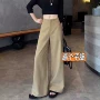 加长款春季直筒高个子女裤子