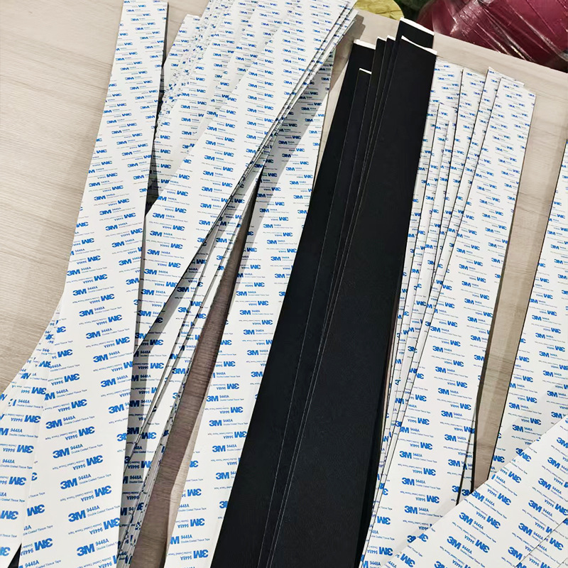 背胶毛毡条黑白灰彩色密封条加厚毛毡工业羊毛毡自粘毛毡条批发|undefined