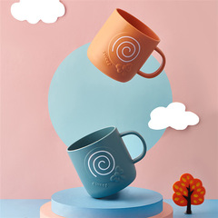 棒棒糖兒童可愛卡通漱口杯學生衛生間刷牙杯時尚耐摔塑料杯