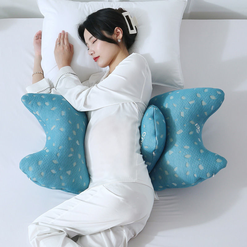 [조절 가능 - 두꺼워짐] 항균 대나무 섬유 블루 - 신제품