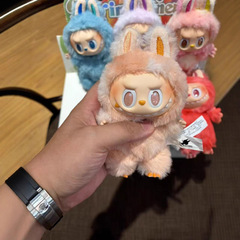 广东高品质泡泡玛特娃娃3.0拉布布labubu公仔盲盒搪手办毛绒玩具