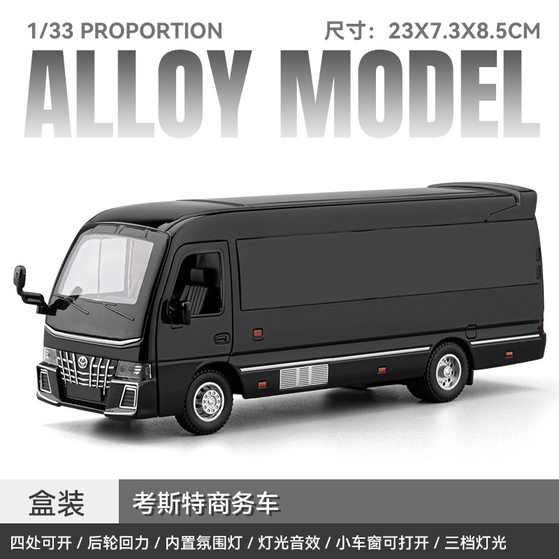 1: 33 Modelo de aleación Toyota Koster - Negro