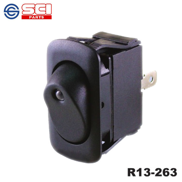 台湾SCI新进R13-263船型翘板开关卡入式安装原装正品