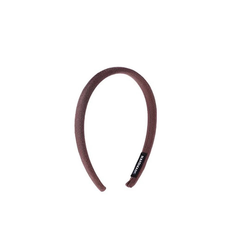 Simple Meirade cabello para mujeres otoño y invierno alta cráneo presión cabello de alta sensación café lavado de la cara antideslizante cabello toque