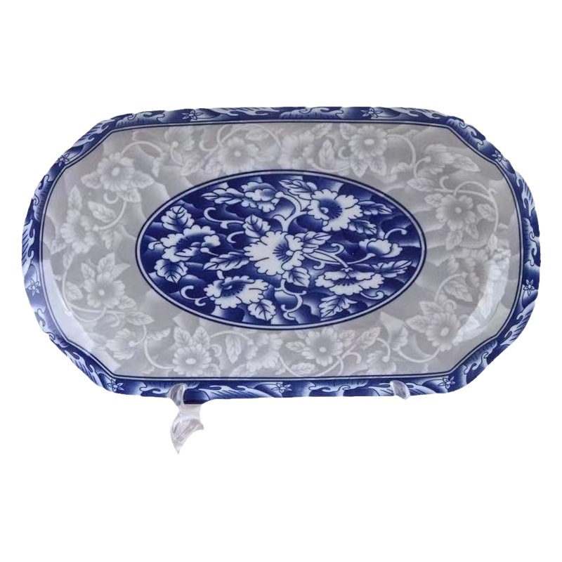 Blue and white porcelain rice bowl large soup bowl large noodle bowl household pickled cabbage fish boiled fish soup basin ceramic rice bowl manufacturers wholesale