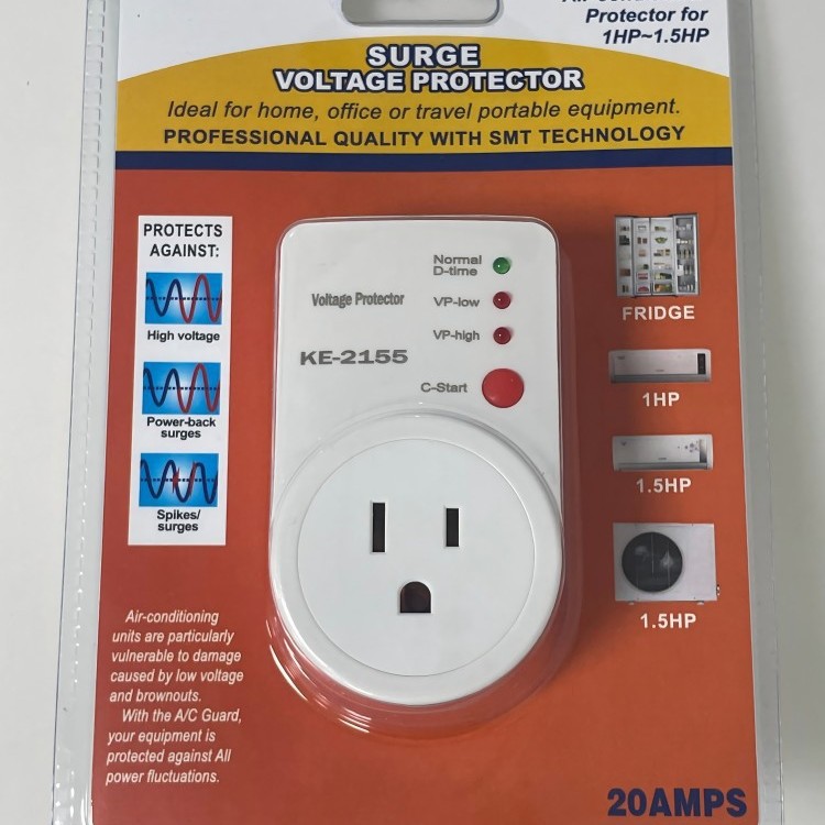 Export foreign trade factory direct supply 120V American North and South America voltage protector fridge refrigerator protection socket