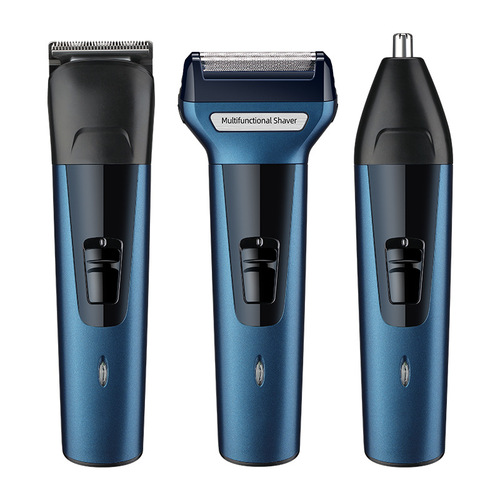 Kuaishou razor three-in-one multi-functional combination razor USB men's portable beard razor dropshipping