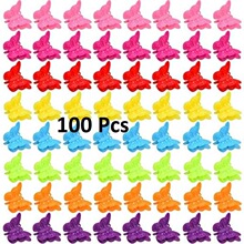 J 13930 Candy Color Butterfly Hair Clip �ǹ�ɫ��������