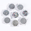 Nail sequins for manicure, set, fluorescence nail stickers for nails