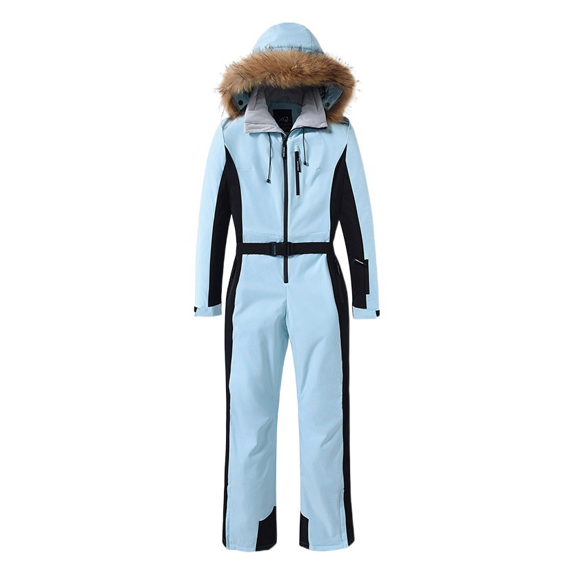 Mono de esquí femenino, SLIM-Fit, invierno, impermeable, a prueba de viento, cálido, al aire libre