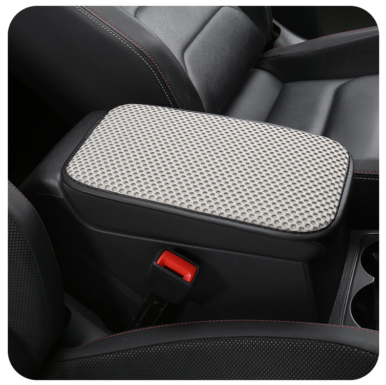 Car Universal Armrest Box Pad Massage Net Dustproof and Wear-Resistant Armrest Box Storage Bag Cross-Border E-Commerce Best-Selling Model Xiyin