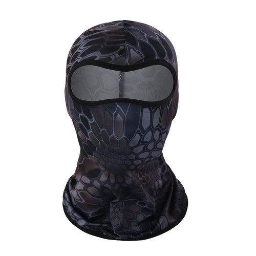 Cross-border Amazon bike snake pattern face mask outdoor sports ice silk sun protection neck cover one-piece headgear bonnet