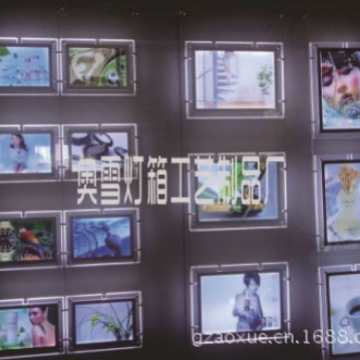 制作亚克力水晶灯亚克力水晶灯箱双面水晶灯箱