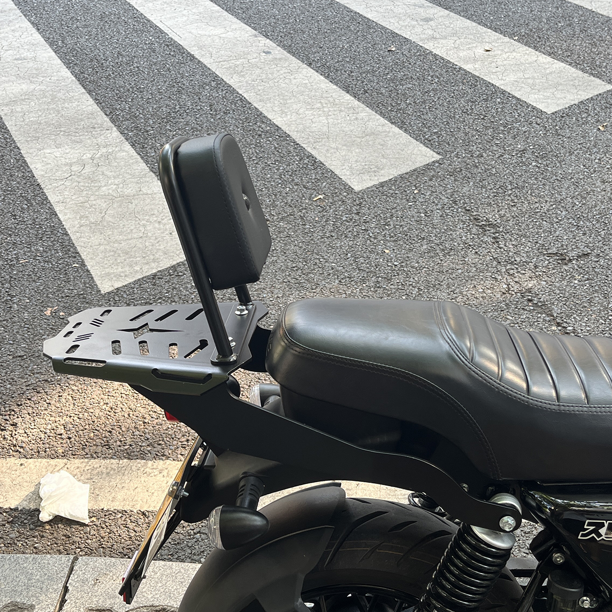 Suitable for At150 Automatic Motorcycle Yg150-22K Modified Accessories Rear Shelf Backrest Bumper Block
